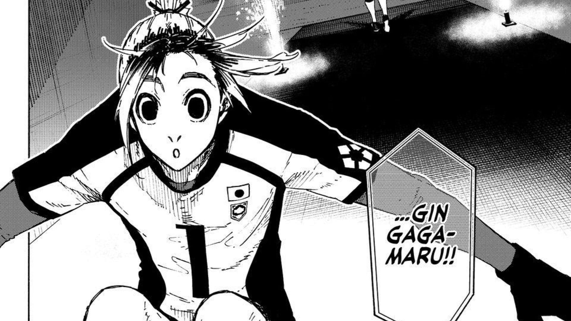 Gin Gagamaru as seen in Blue Lock chapter 312 (Image via Kodansha)